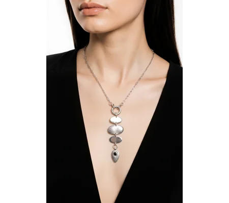 Silver Essence – Χειροποίητο Ασημί Κολιέ