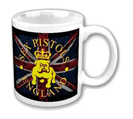 Official Sex Pistols English Bulldog Ceramic Coffee Mug – 11oz / 315ml