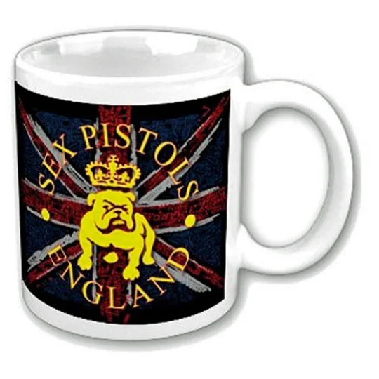 Official Sex Pistols English Bulldog Ceramic Coffee Mug – 11oz / 315ml