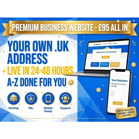 Premium Business Website £95