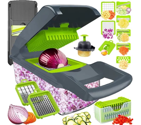 Vegetable Slicer Grater Onion Cutter Mandolin Dicer Chopper