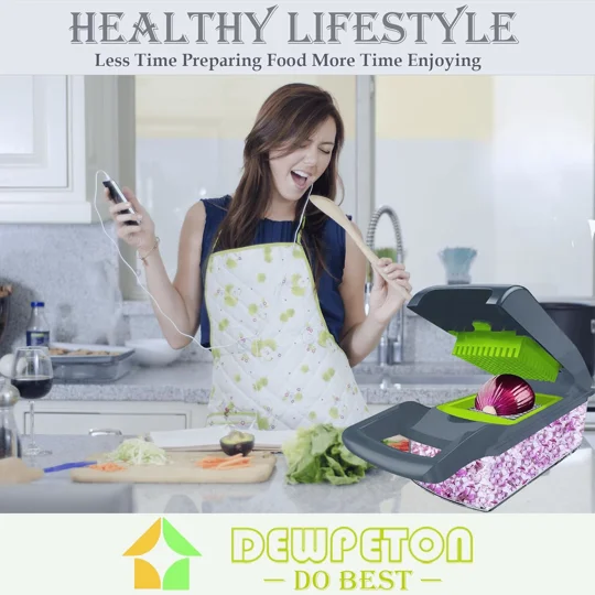Vegetable Slicer Grater Onion Cutter Mandolin Dicer Chopper