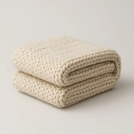 Chunky Wool Throw
