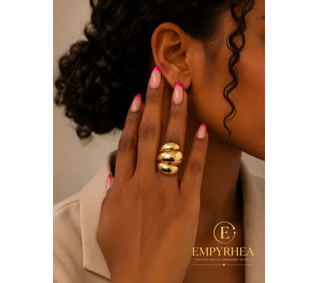 Aurora Triple Dome Ring - Size 7