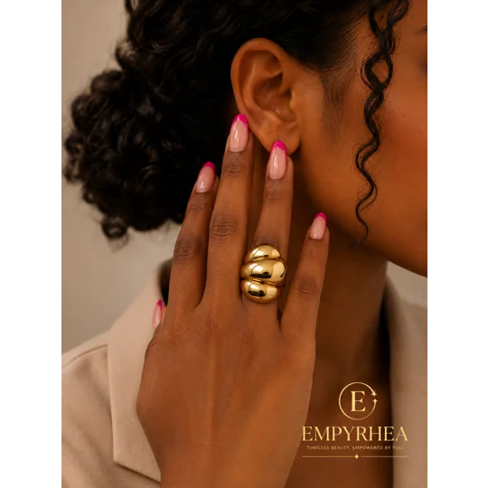 Aurora Triple Dome Ring - Size 7