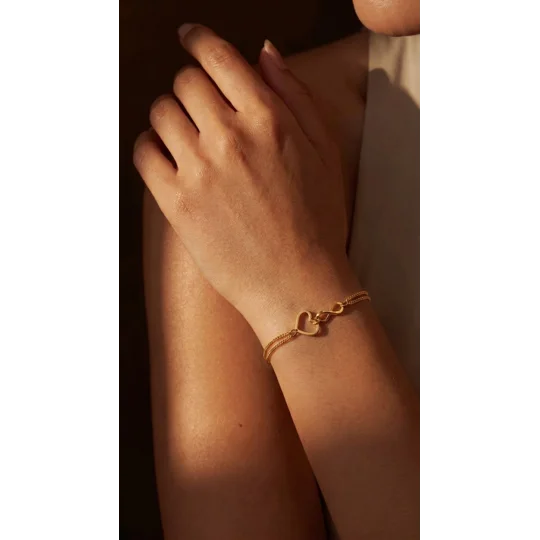 Heart Link Bracelet