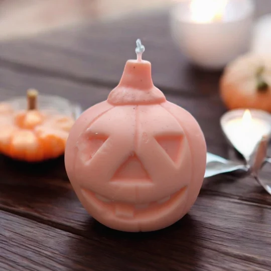 Jack-O-Lantern Candle