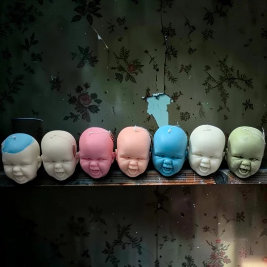 Baby Head Candle