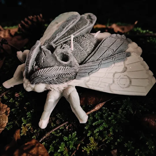 Death Moth Candle
