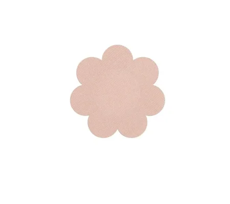 Peekaboos Self Adhesive Satin Nipple Covers Nude