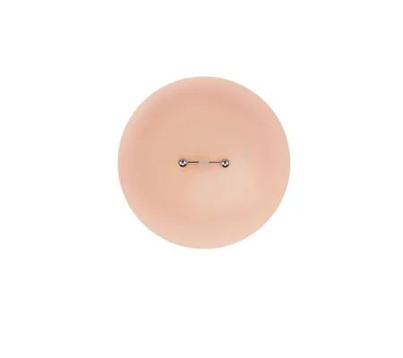 Peekaboos Silicone Pierced Nipple Covers Flesh