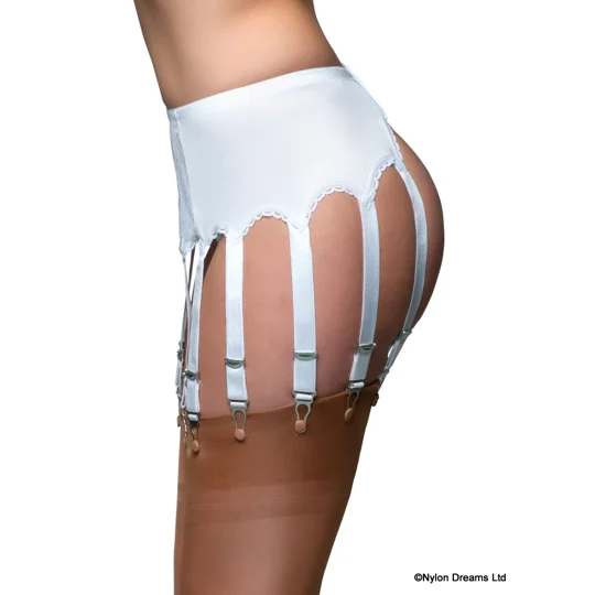 12 Strap Suspender Belt Lace Front