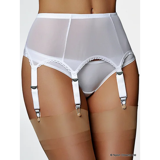 6 Strap Power Mesh Suspender Belt