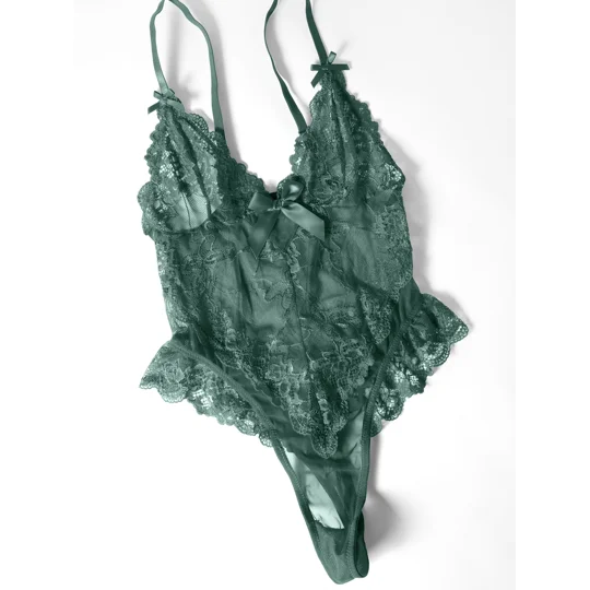 Oh La La Cheri - Valentine Teddy - Rainforest Green