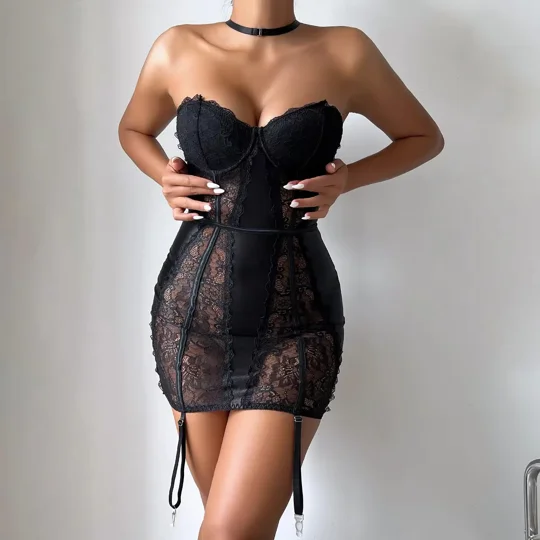 Tornova Underwear Set Pyjama-sets Bra Sexy Woman Underwear Erotic Lingerie