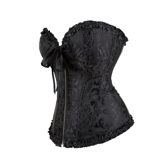 YesX YX896 Vintage Corset Style Black
