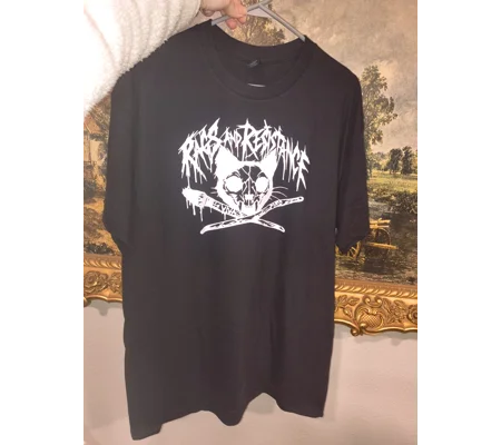 Rags and Resistance logo tee