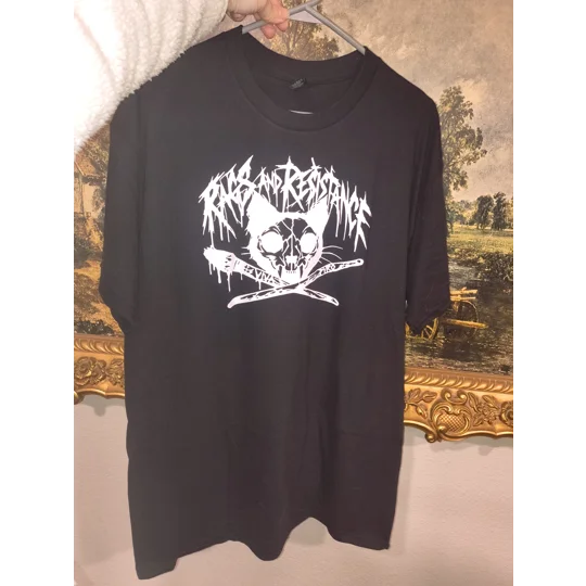Rags and Resistance logo tee