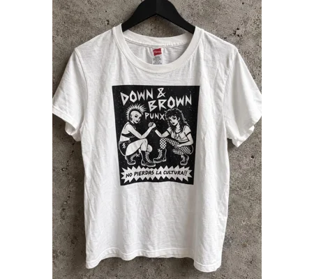 Down & Brown Punx Punk Girls Tee