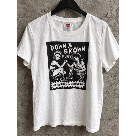 Down & Brown Punx Punk Girls Tee