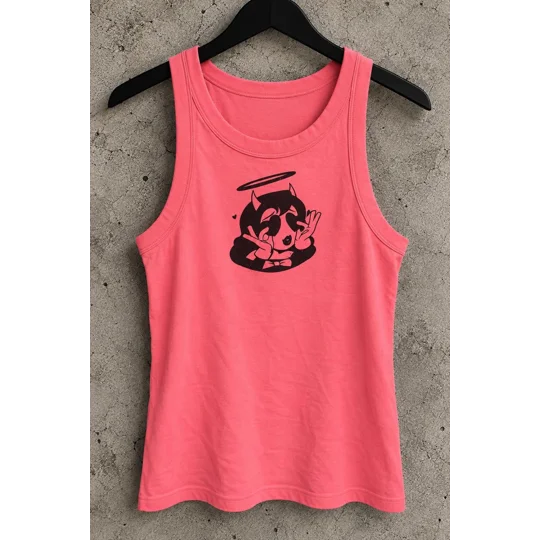 Devil Girl with Halo Tank