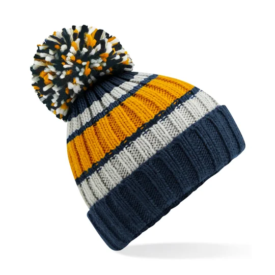 Beechfield Hygge striped beanie