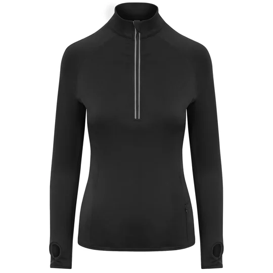 AWDis Just Cool Women's Cool Flex long half-zip top