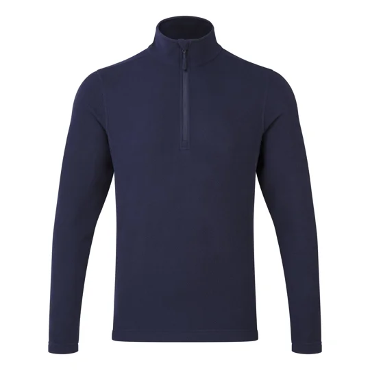 Premier Unisex Recyclight 1/4 zip microfleece