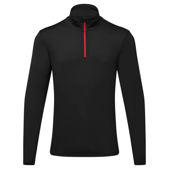 TriDri® Men's TriDri® recycled long sleeve brushed back ¼ zip