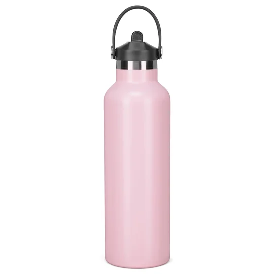 TriDri® Tridri® vacuum sports water bottle with flip up straw