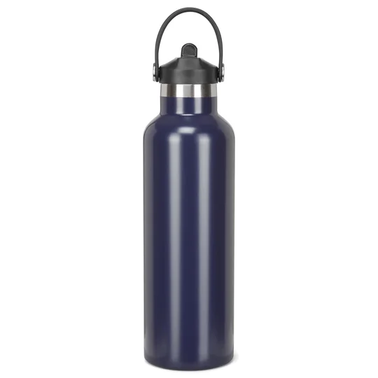 TriDri® Tridri® vacuum sports water bottle with flip up straw