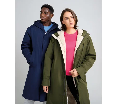 TriDri® Recycled all-seasons waterproof longline robe