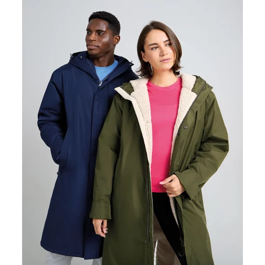 TriDri® Recycled all-seasons waterproof longline robe