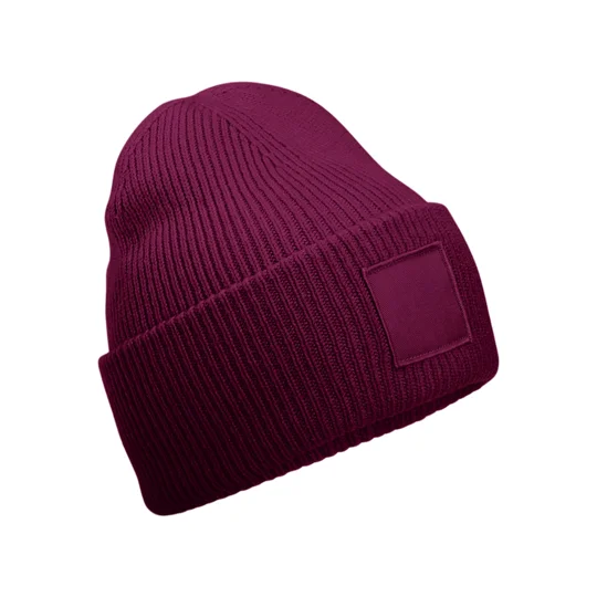 Beechfield Deep-cuffed tonal patch beanie