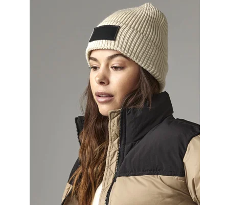Beechfield Fashion patch beanie