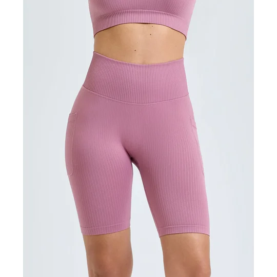 TriDri® Women's TriDri® ribbed seamless 3D fit" cycle shorts"