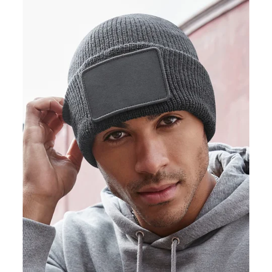 Beechfield Removable patch Thinsulate™ beanie