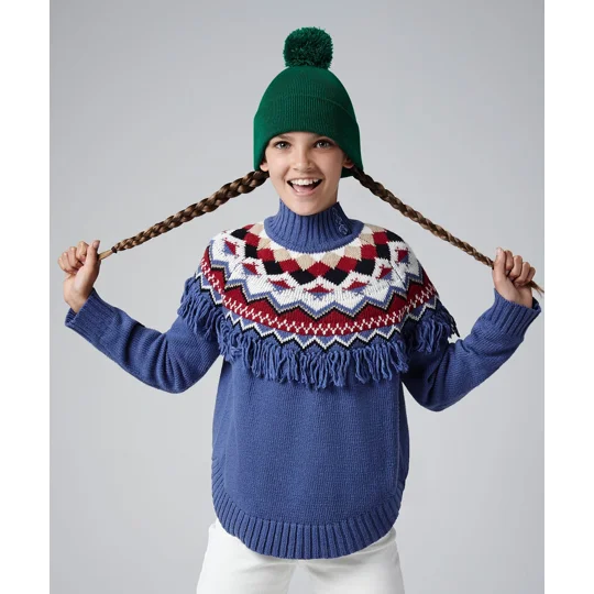 Beechfield Junior original pom pom beanie