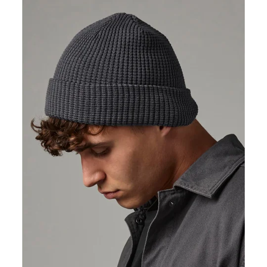 Beechfield Organic cotton waffle beanie