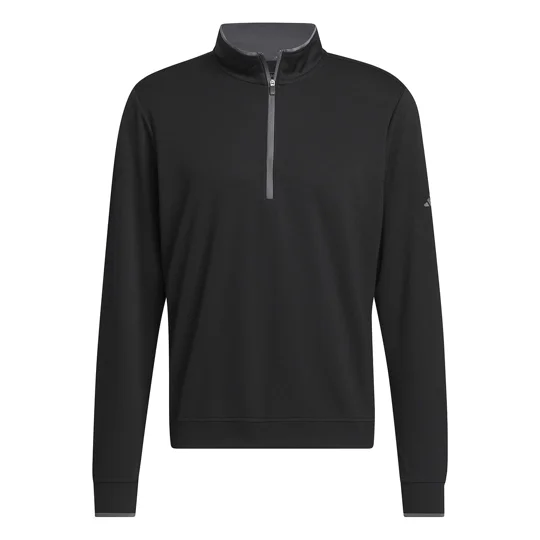 adidas® UPF lightweight quarter-zip pullover