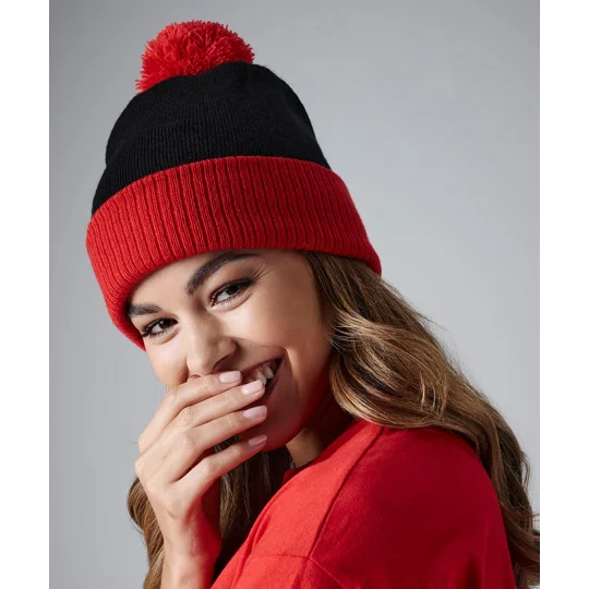 Beechfield Snowstar® two-tone beanie