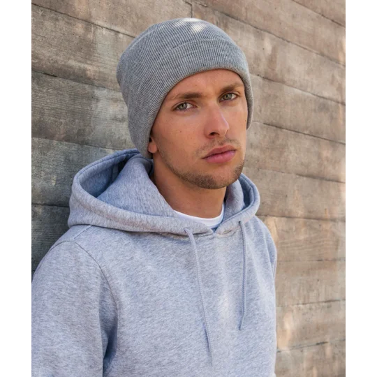 Build Your Brand Heavy knit beanie