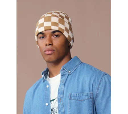 Beechfield Checkerboard beanie