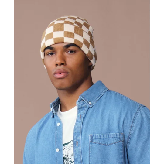 Beechfield Checkerboard beanie