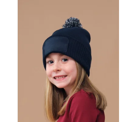 Beechfield Kids snowstar patch beanie