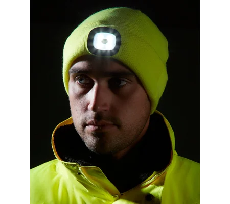 Portwest Beanie LED headlight USB rechargeable (B029)