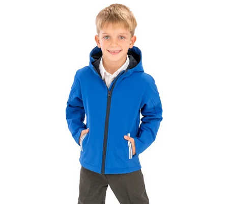 Result Core Junior TX performance hooded softshell jacket