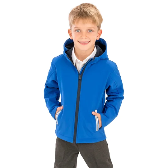 Result Core Junior TX performance hooded softshell jacket