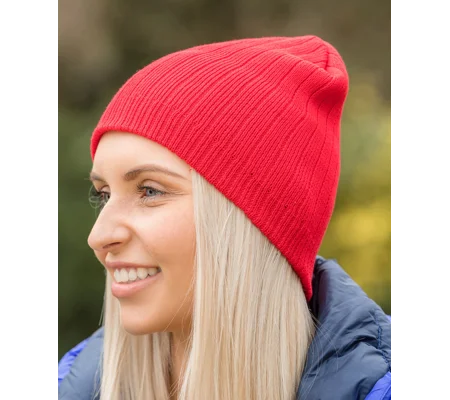 Result Winter Essentials Cotton knitted beanie hat