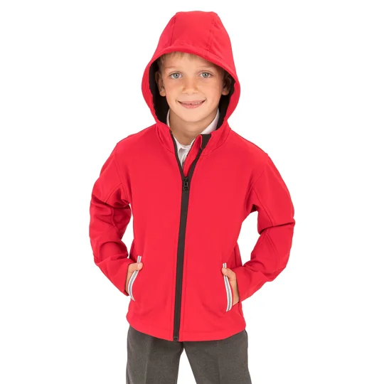 Result Core Junior TX performance hooded softshell jacket